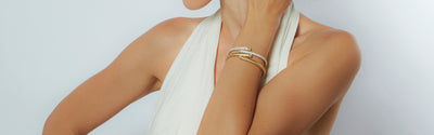 Handmade Gold & Diamond or Gemstone Bracelets