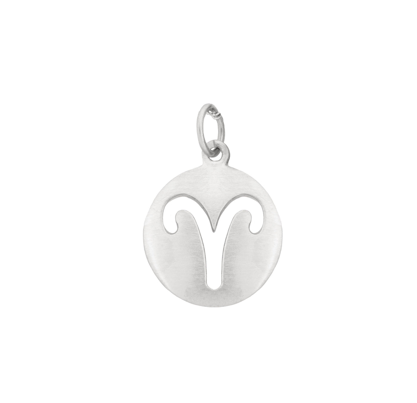 Carelle Aries Zodiac Charm Necklace in Sterling Silver
