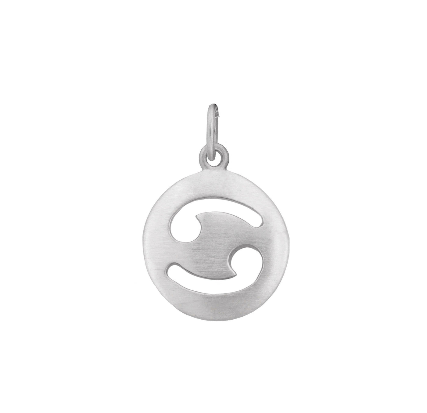Carelle Cancer Zodiac Charm Necklace in Sterling Silver