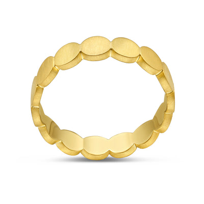 Disco Dots Small Gold Ring