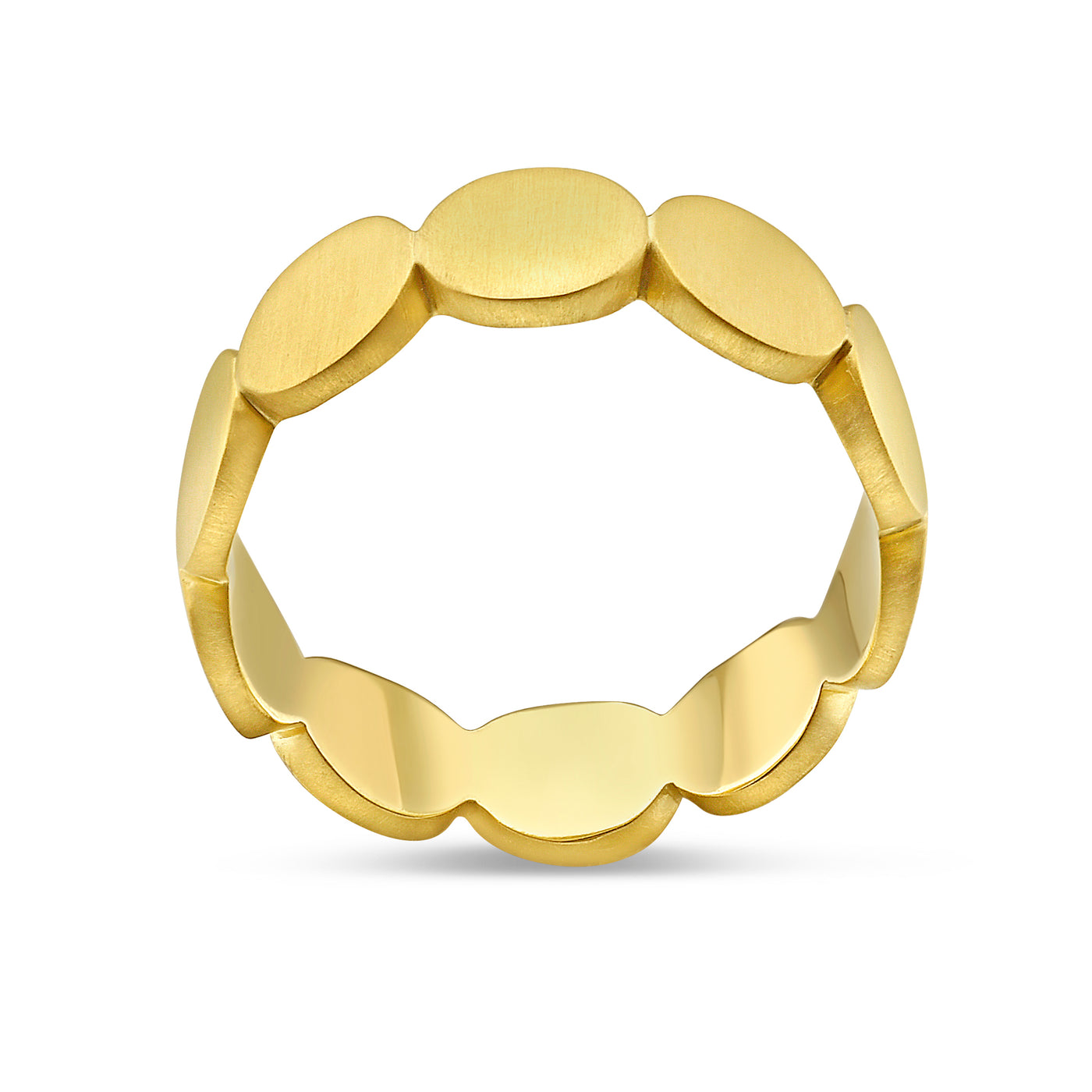 Disco Dots Medium Gold Ring