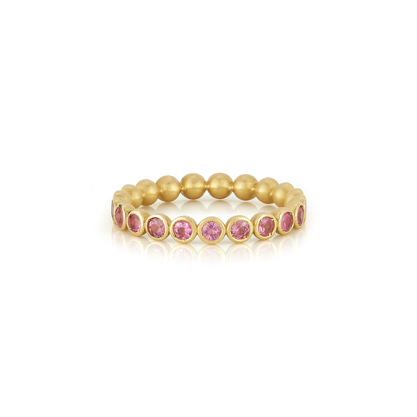 Whirl Small Spinel Eternity Band