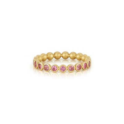 Whirl Small Spinel Eternity Band