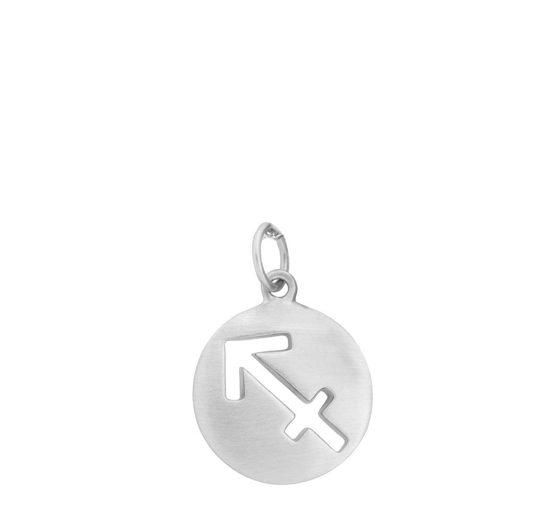 Silver sagittarius pendant hotsell