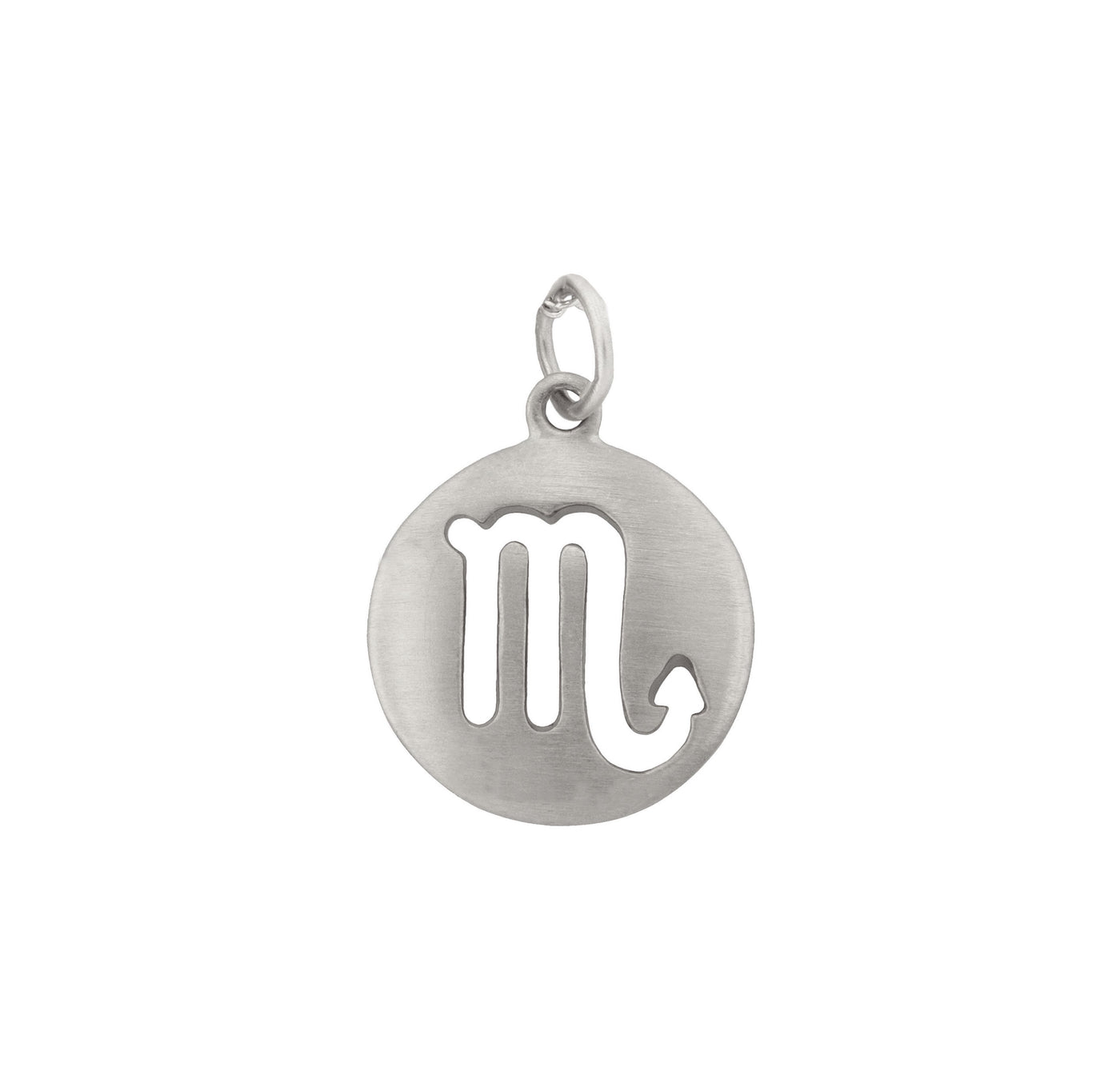 Carelle Scorpio Zodiac Charm Necklace in Sterling Silver