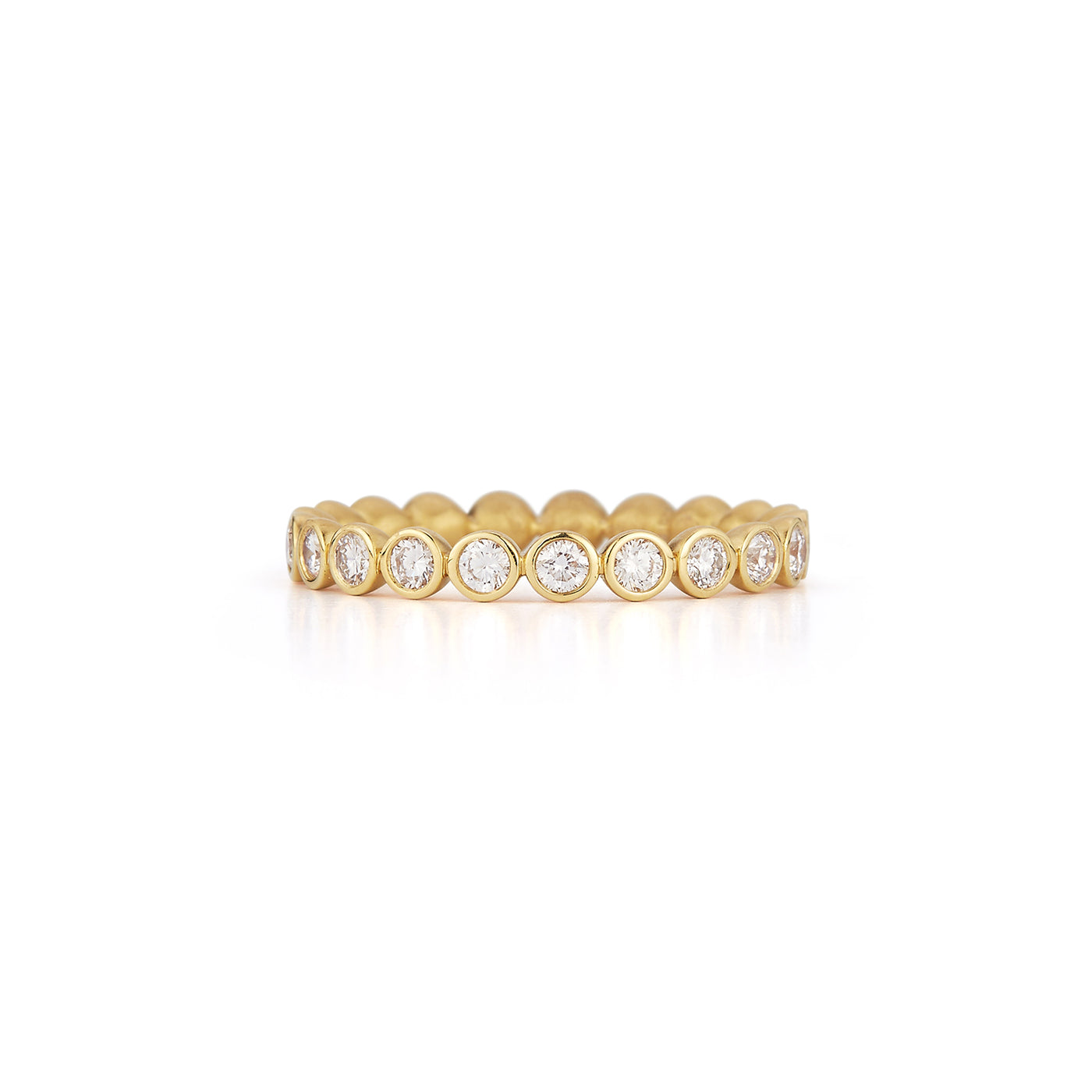Whirl Small Diamond Eternity Band