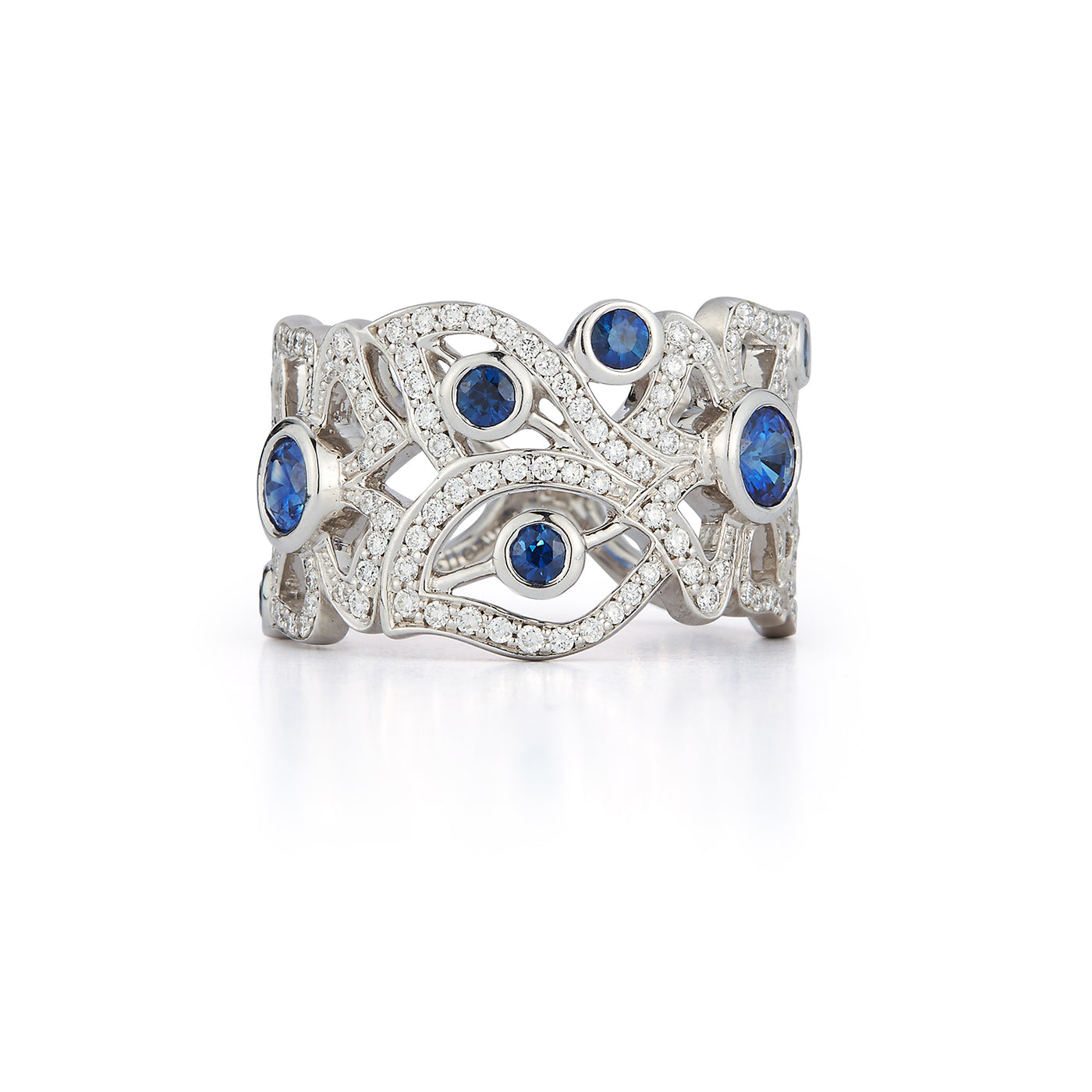Florette Blue Sapphire Band