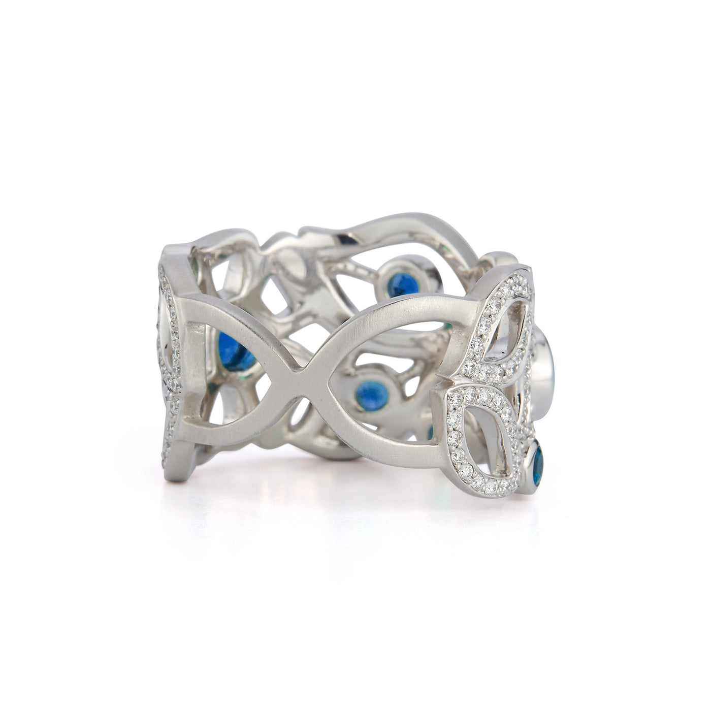 Florette Blue Sapphire Band