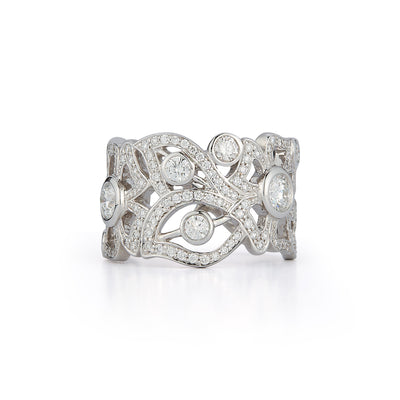 Florette Pave Diamond Band