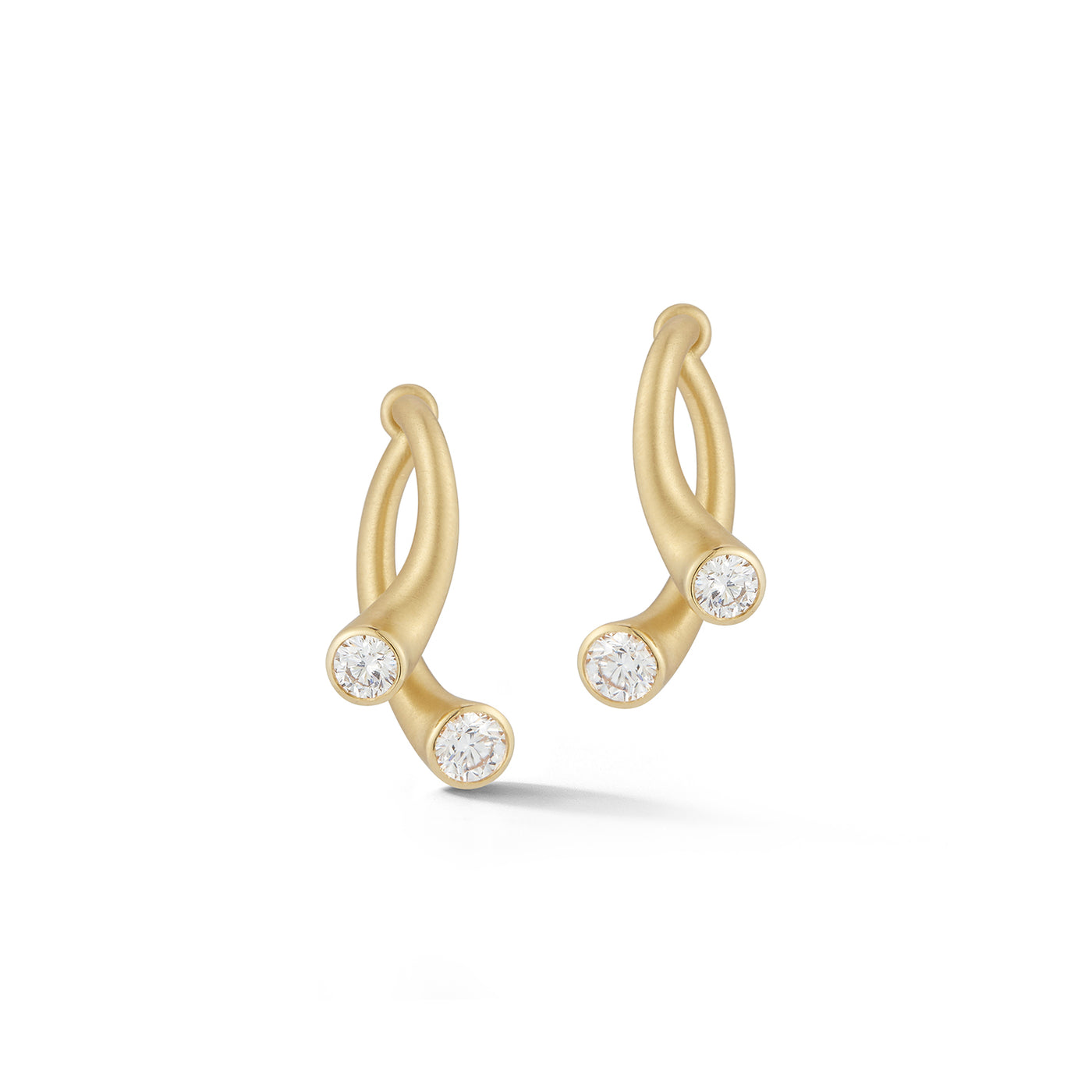 Whirl Mini Diamond Earrings