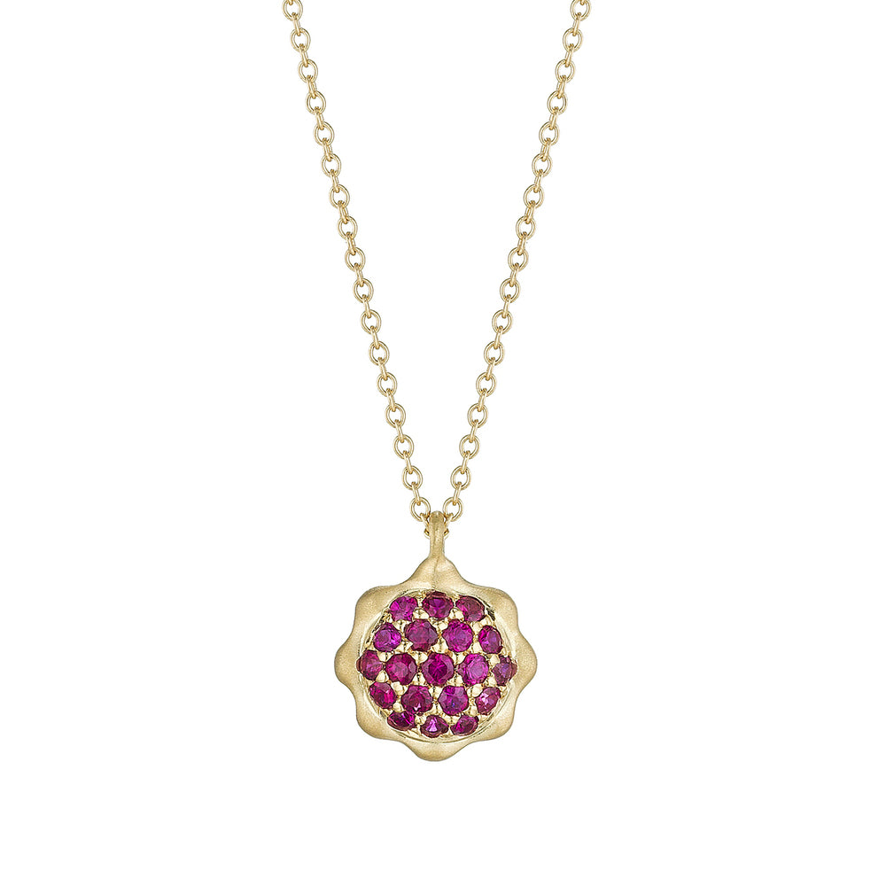 Ruby July Birthstone Pendant