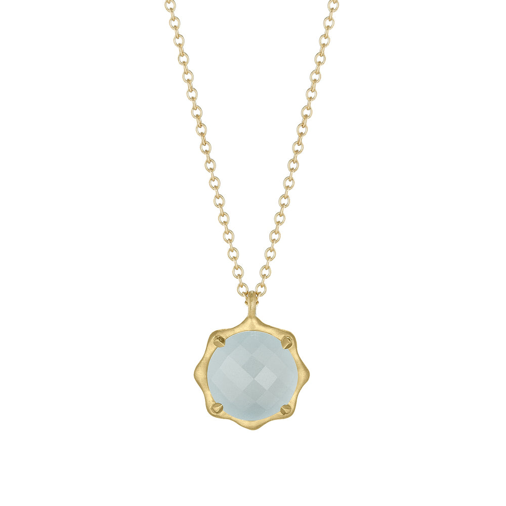 Aquamarine March Birthstone Pendant