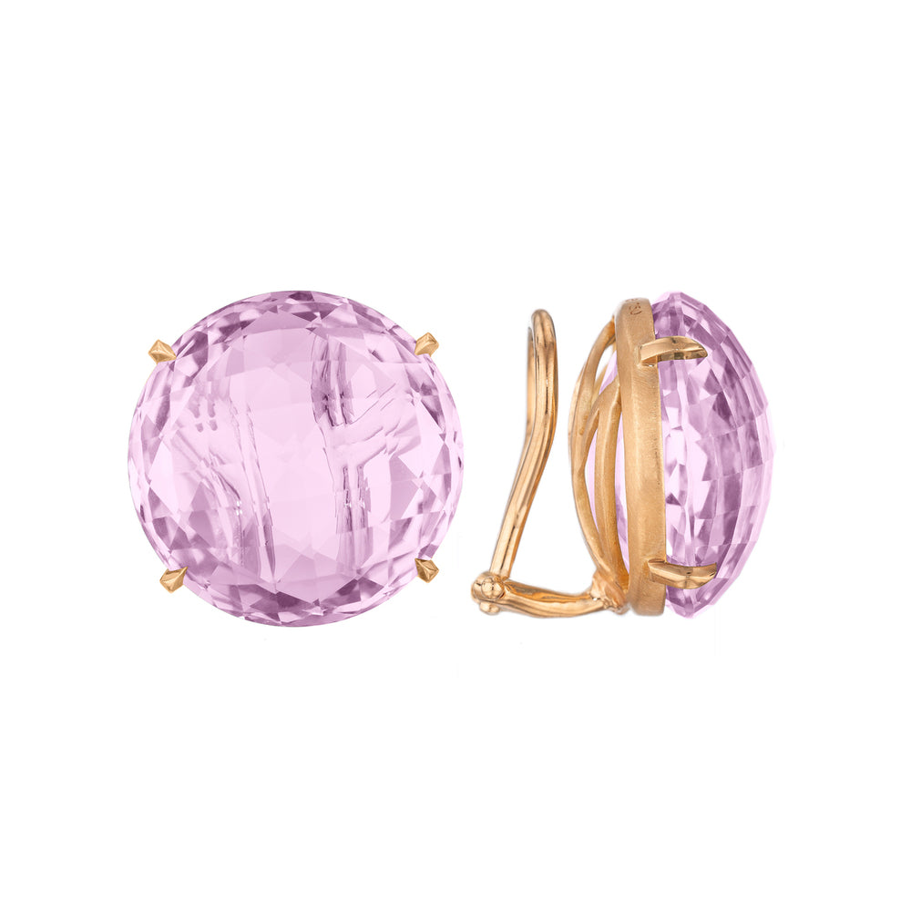 Rose de France Signature Clip Earrings