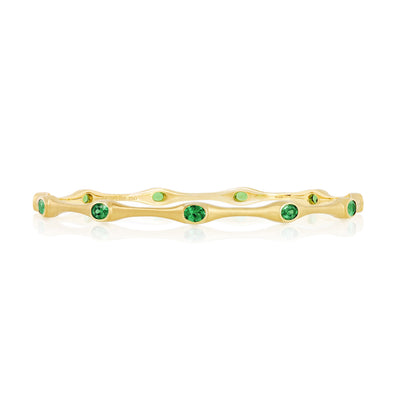 Tsavorite Stack Bangle