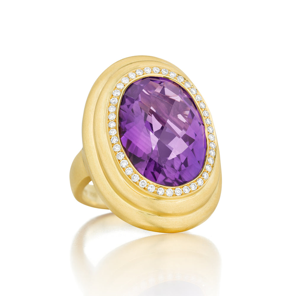 Steps Amethyst Ring