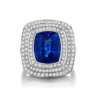 Steps Tanzanite Ring