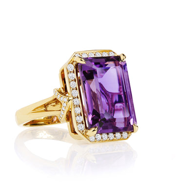 After Dark Amethyst Ring