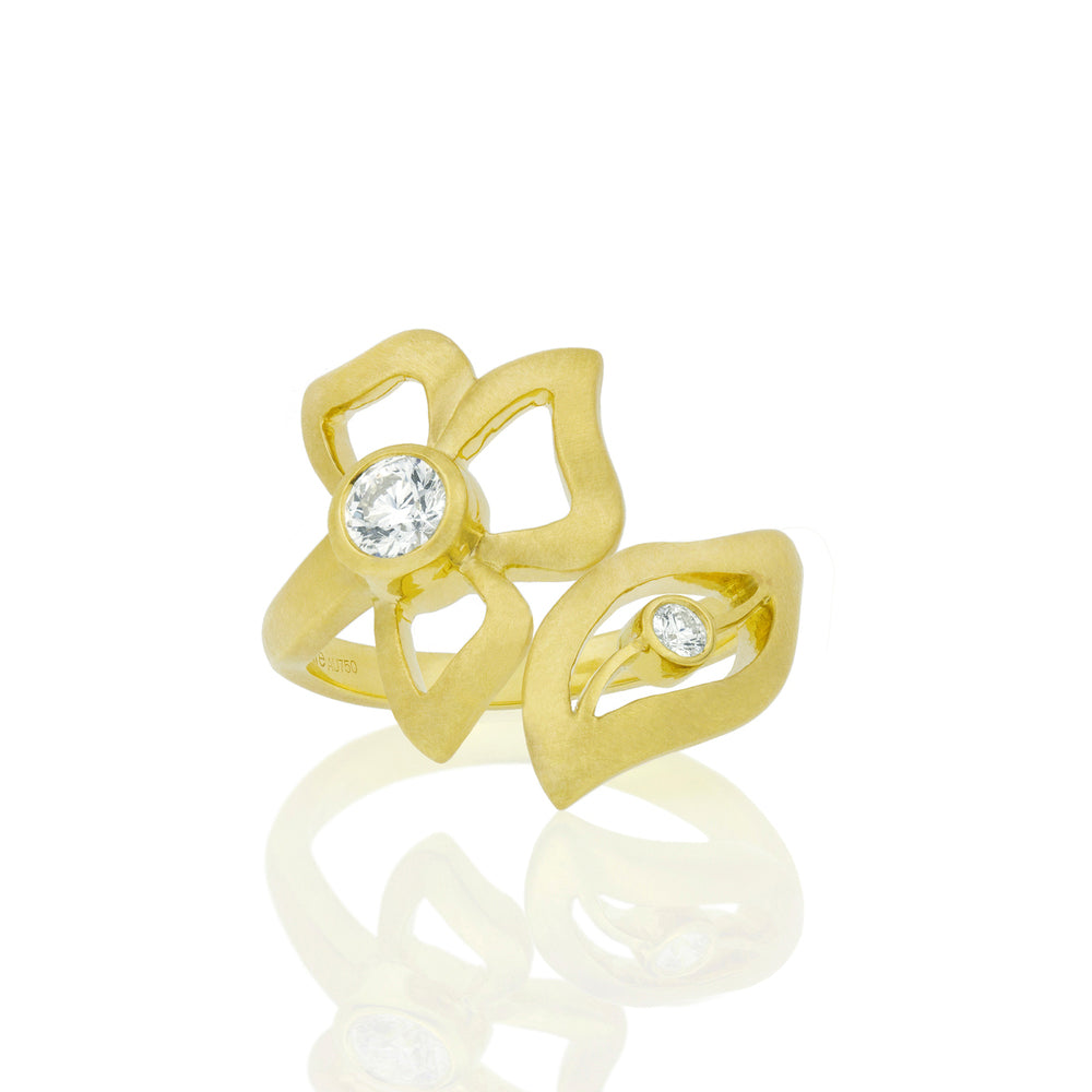 Florette Diamond Wrap-Around Ring