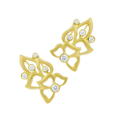 Florette Diamond Wing Earrings