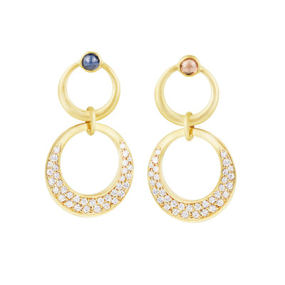 Interlinks Cabouchon Earrings