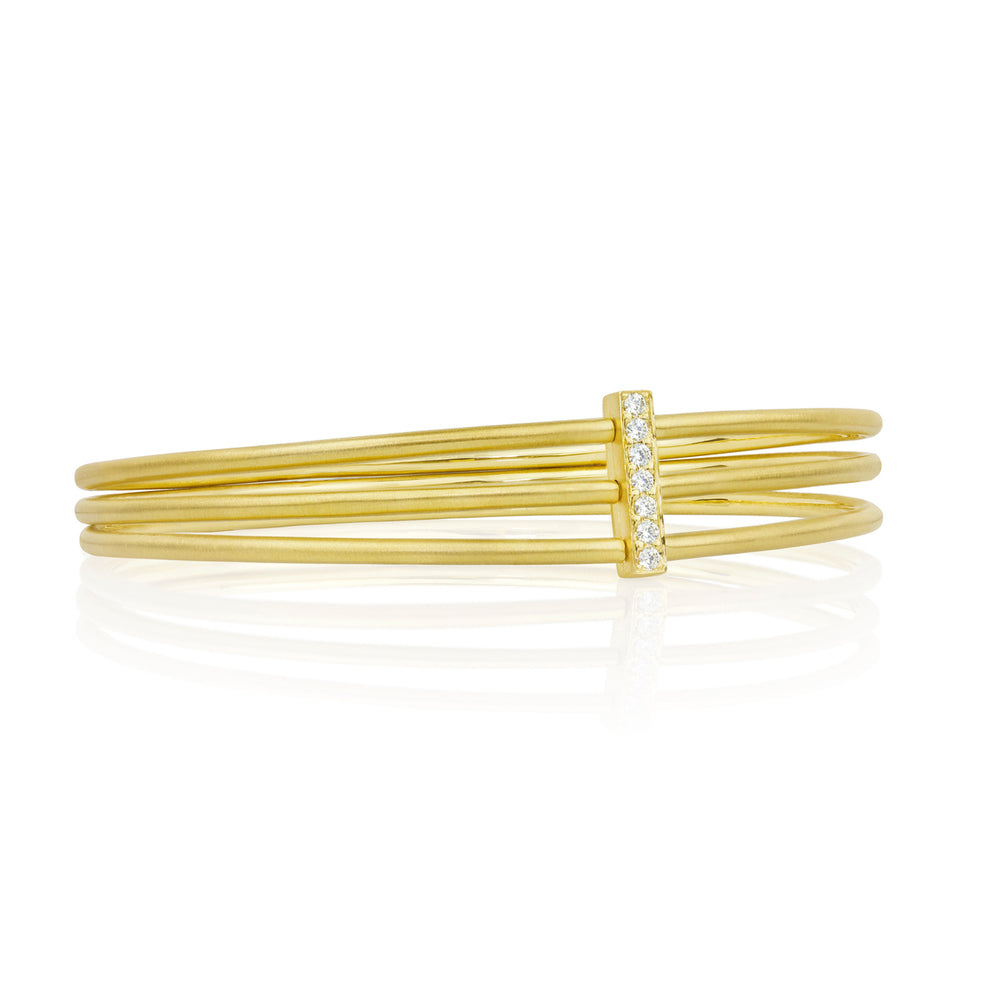 Moderne Trio Bangle Side View