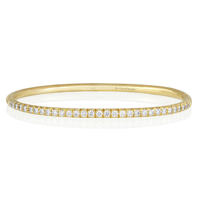 Moderne Pave Diamond Bangle 