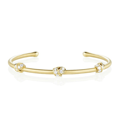 Multi Knot Diamond Bangle 