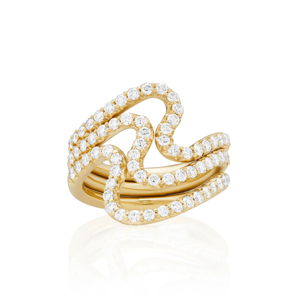 Brushstroke N° 22 Ring Set