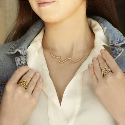 Brushstroke N° 62 Necklace