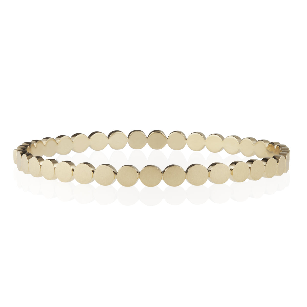 Disco Dots Gold Bracelet