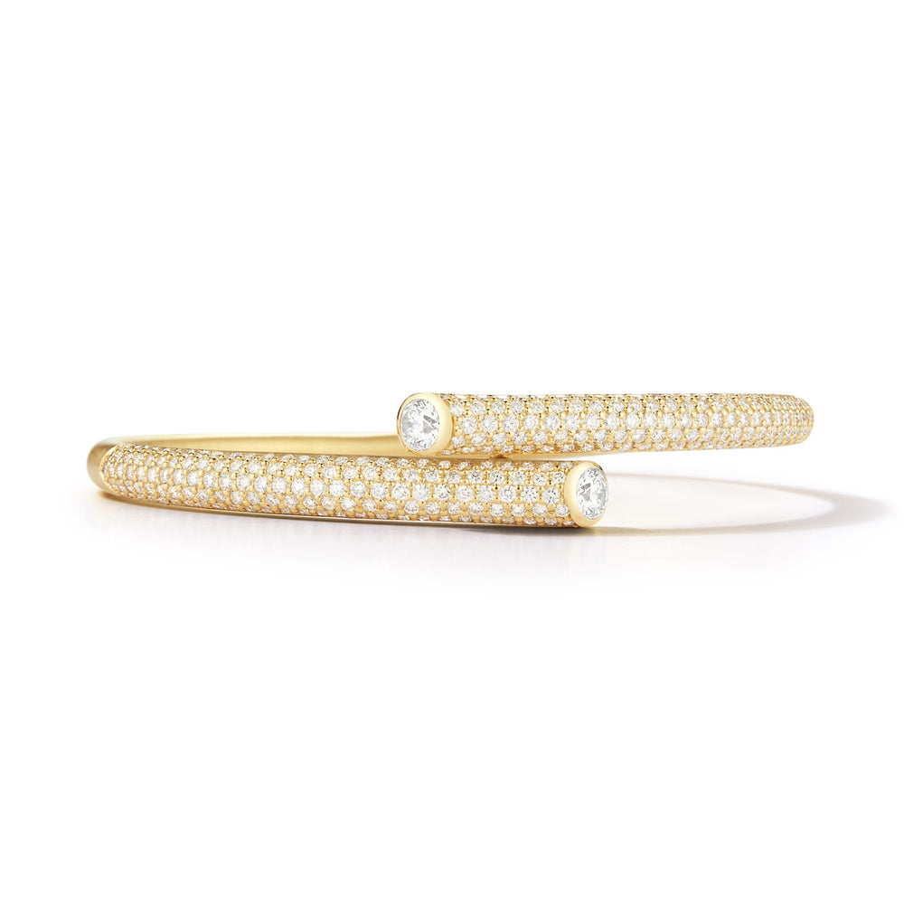 Whirl Pave Diamond Bracelet 