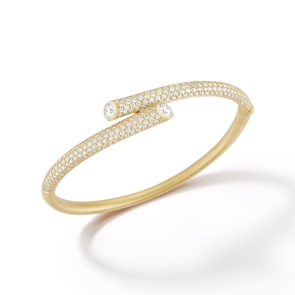Whirl Pave Diamond Bracelet 