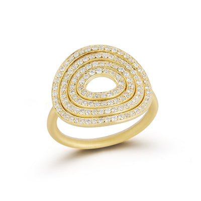 Spiralli Diamond Ring