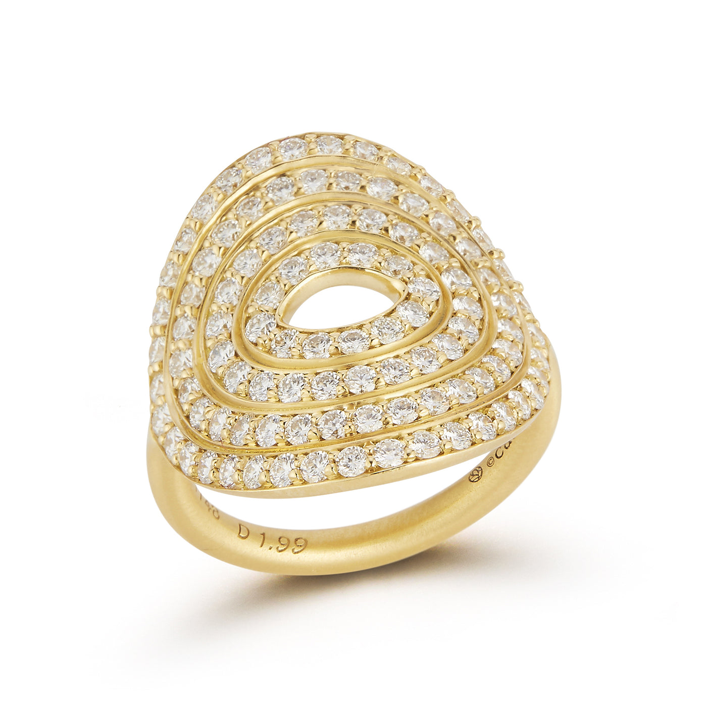 Spiralli Jumbo Diamond Ring