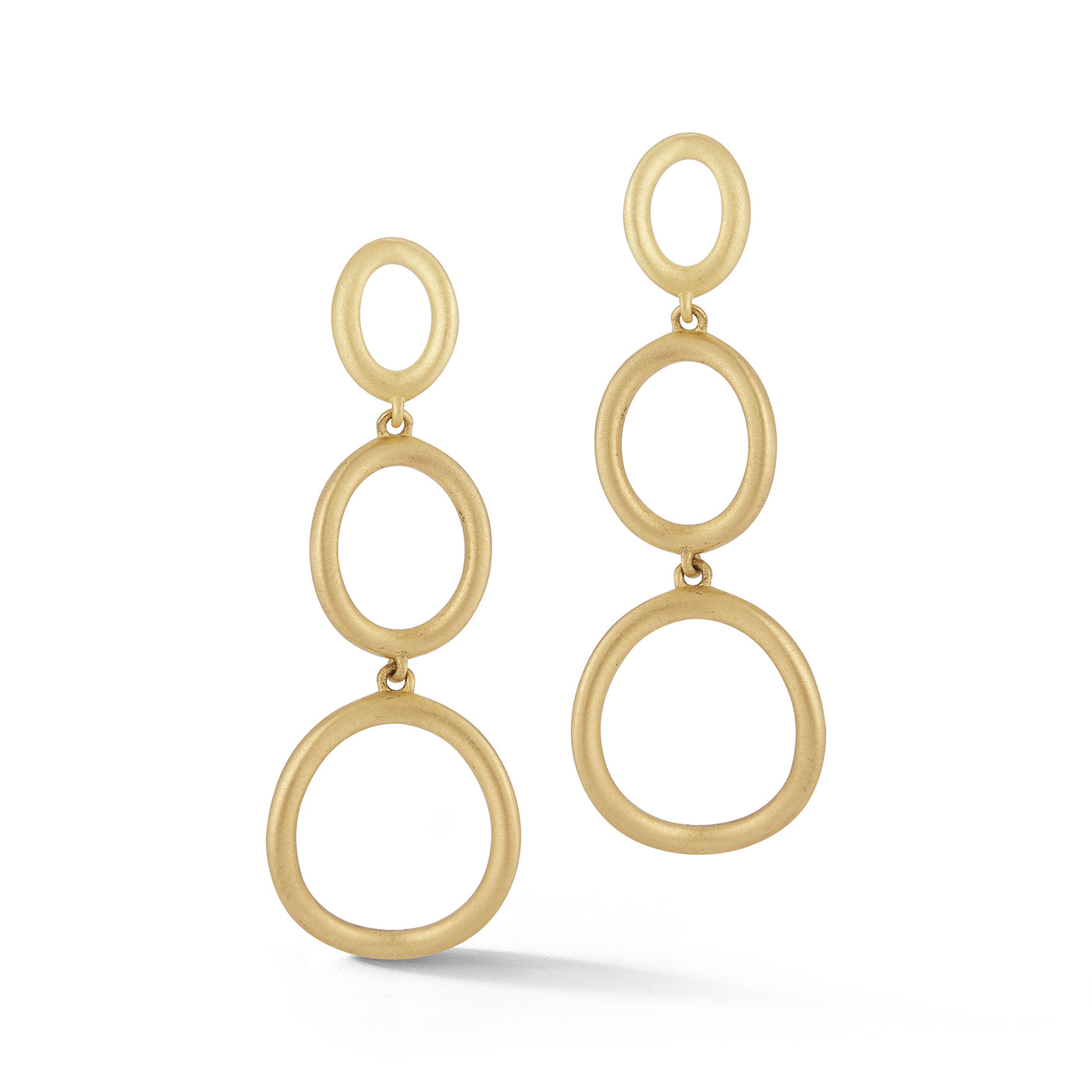 Spiralli Gold Dangle Earrings