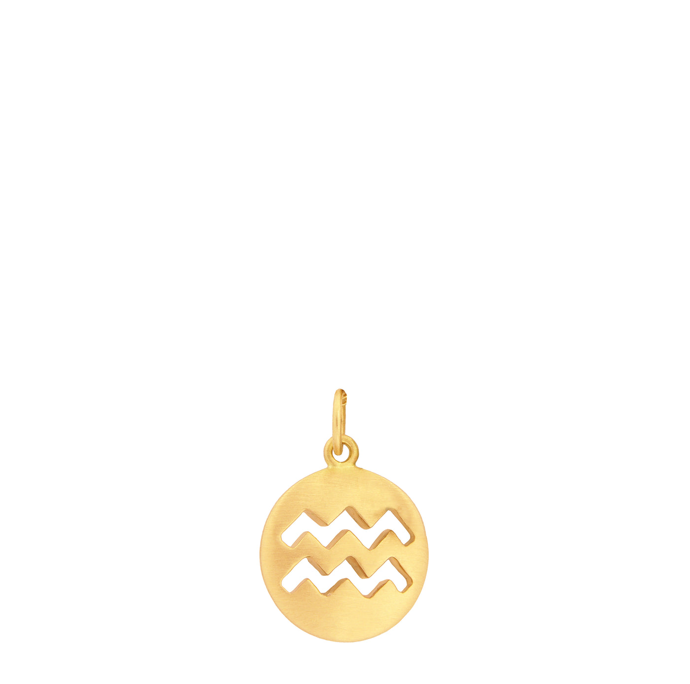 Carelle Aquarius Zodiac Charm Necklace