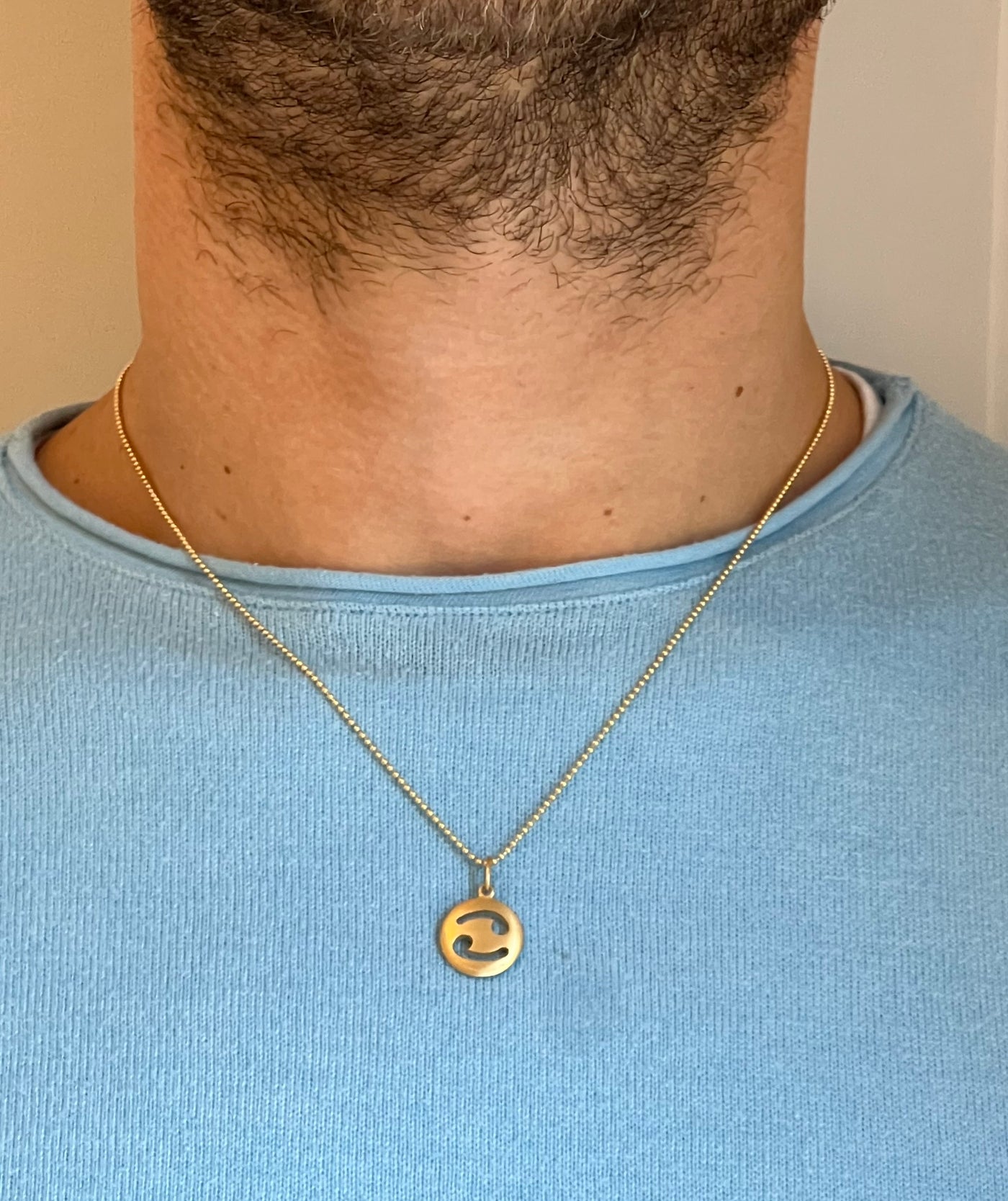 Carelle Cancer Zodiac Charm Necklace