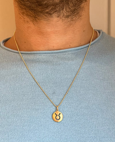 Carelle Taurus Zodiac Charm Necklace