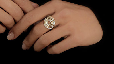 Spiralli Diamond Ring