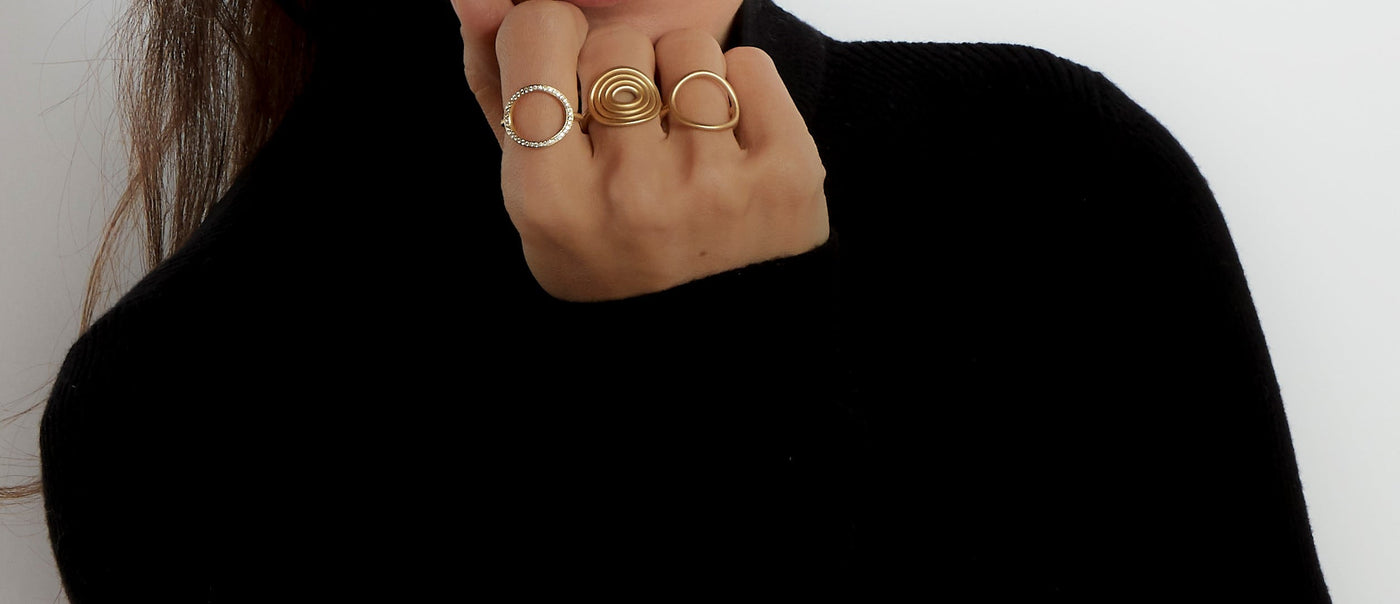 Spiralli Gold Ring