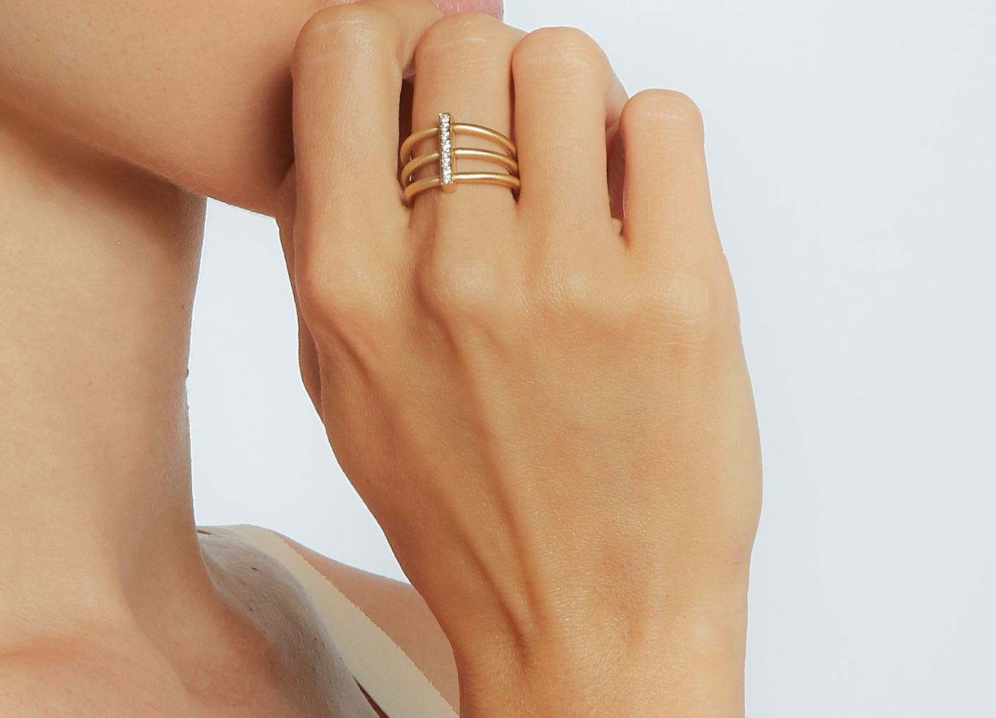 Moderne Trio Ring