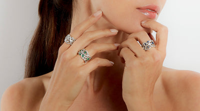 Florette Blue Sapphire Band