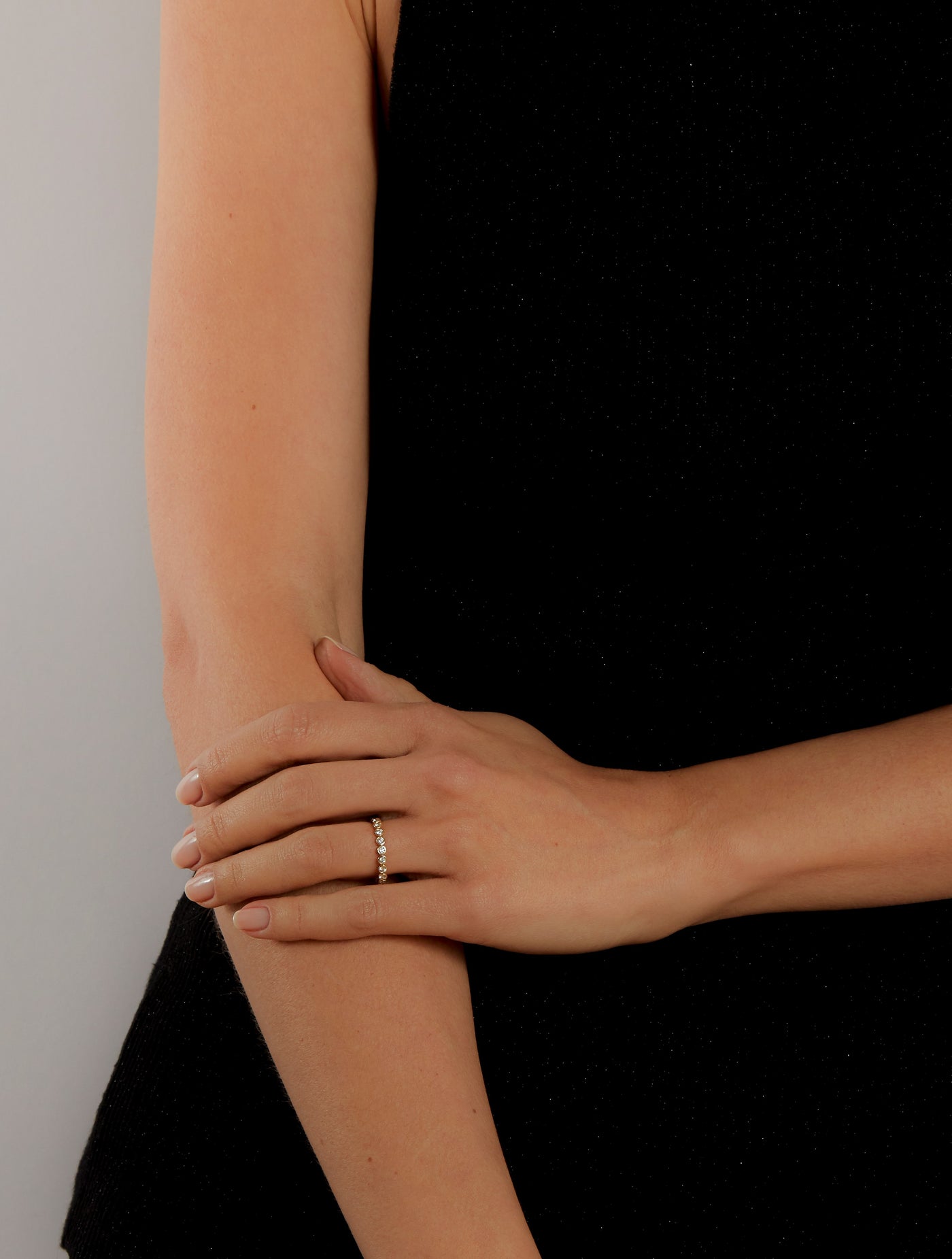 Whirl Small Diamond Eternity Band